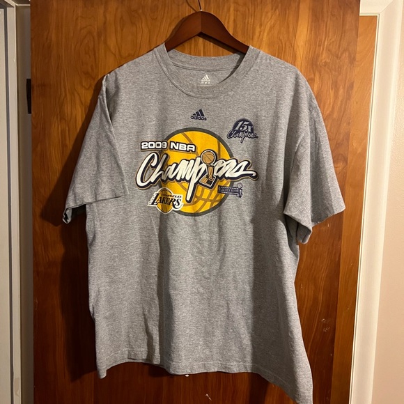 adidas Other - ADIDAS L.A. Lakers 2009 Championship Basketball Cotton T-Shirt Size XL